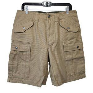 Duluth Trading Company Men’s 32‎ Cotton Heavy Work Canvas Cargo Shorts NWOT